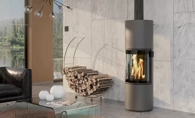 Installation d'un poêle à bois pour chauffer une maison plain-pied, Rive-de-Gier, JADE CHEMINEE